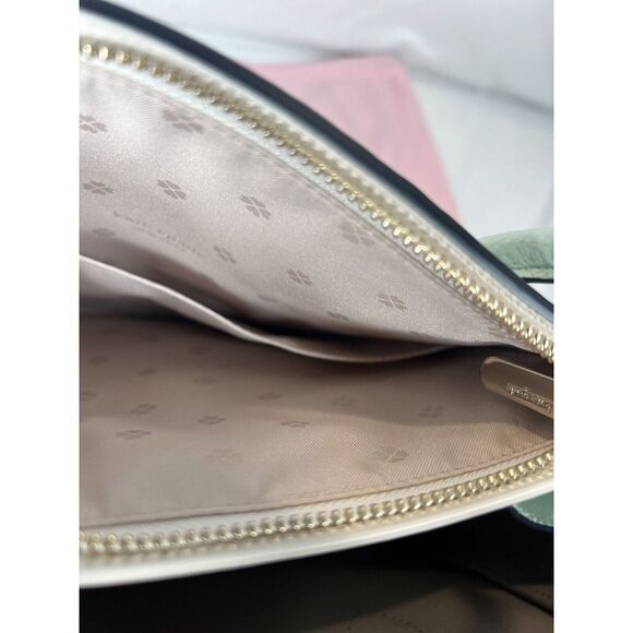 New Kate Spade Knott Pebble Leather Large Satchel Chrystal Blue / Dust bag - Picture 13 of 16